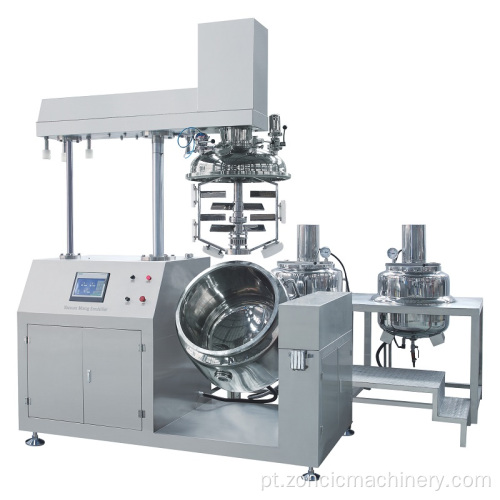 Wholesale Prices Cosmetic machine production line /cosmetic cream mixer/vacuum homogeneous emulsifying machine